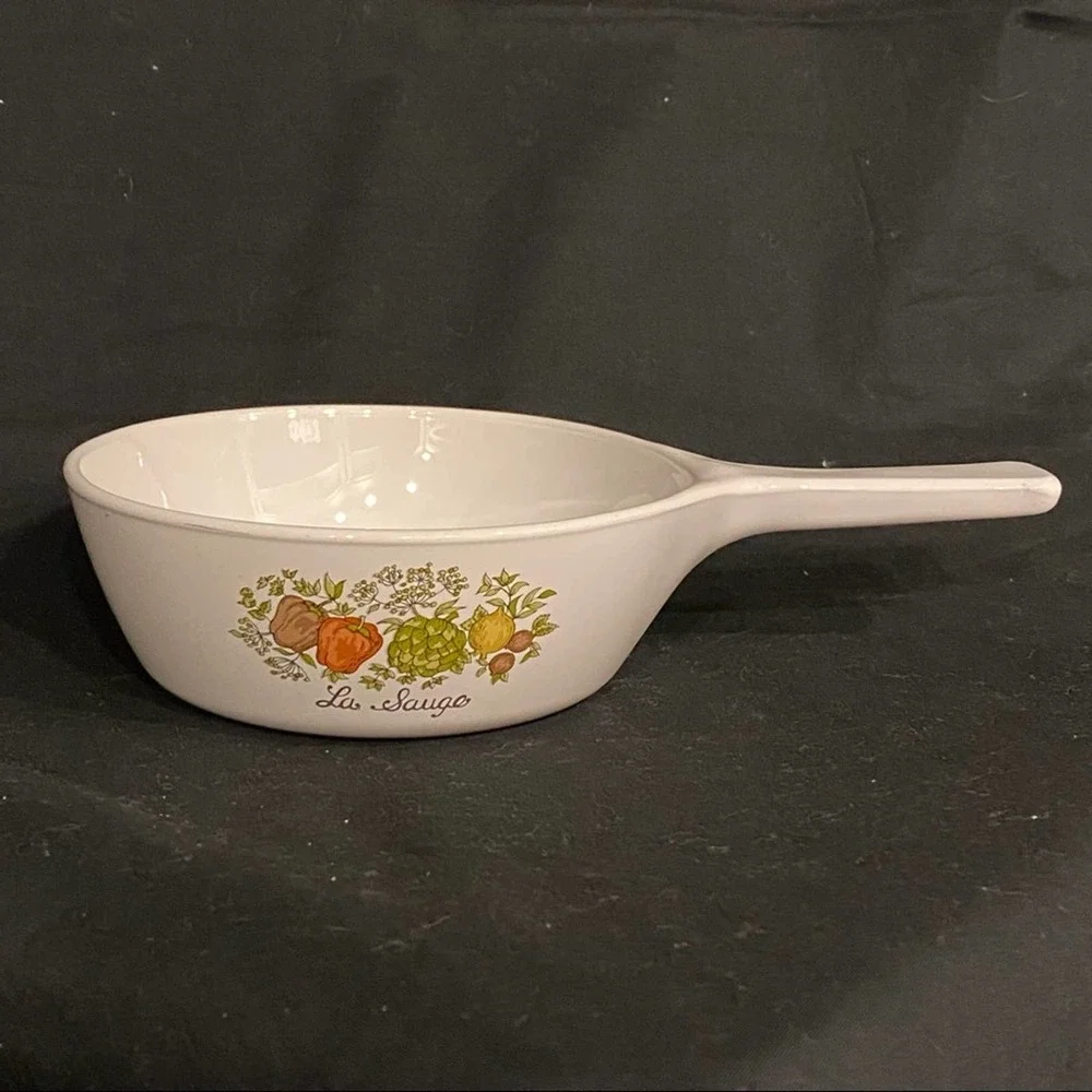 Corning Ware 1 Pint P-81-B White Skillet Range•Oven•Microwave US‎ Made